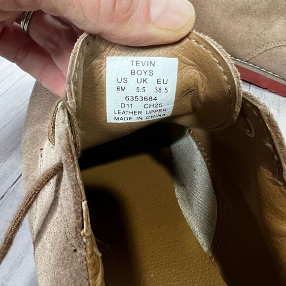 Sperry Top Sider Tevin Boys Brown Suede Leather Casual Shoes Size 6M - Picture 8 of 8